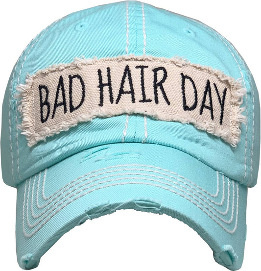 Bad Hair Day Washed Vintage Ball Cap