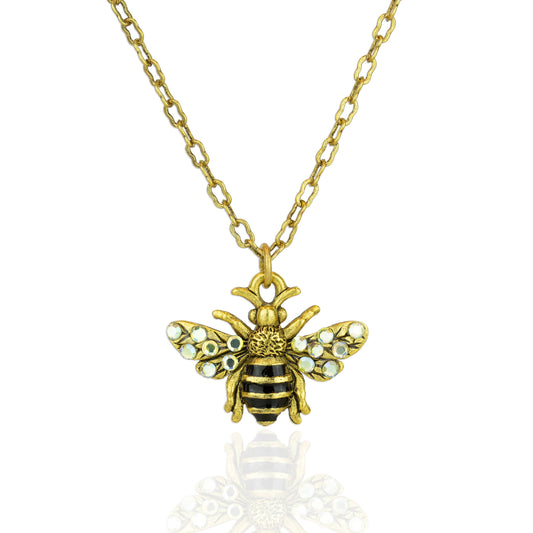 Hive Queen Crystal Bee Crystal Pendant