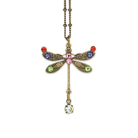 Bonnie  Crystal Dragonfly Necklace