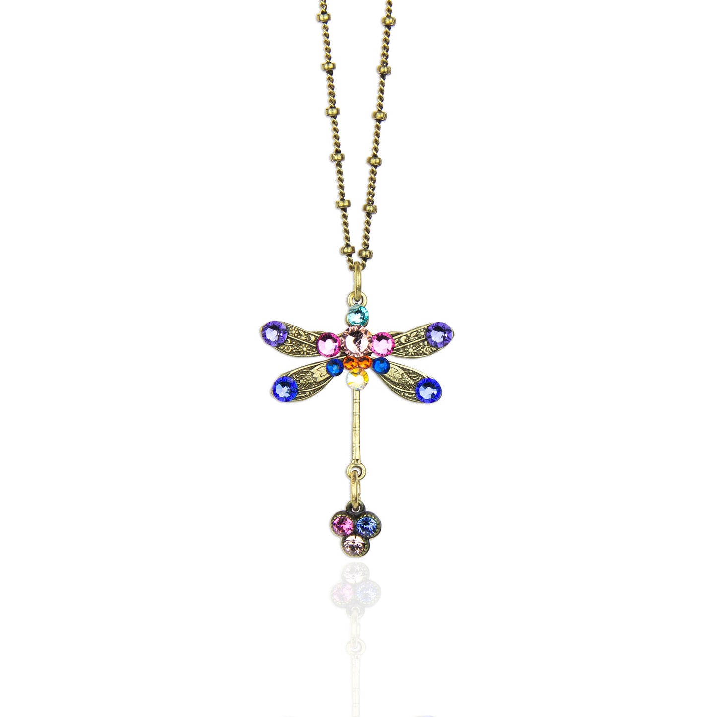 Larissa Crystal Dragonfly Necklace
