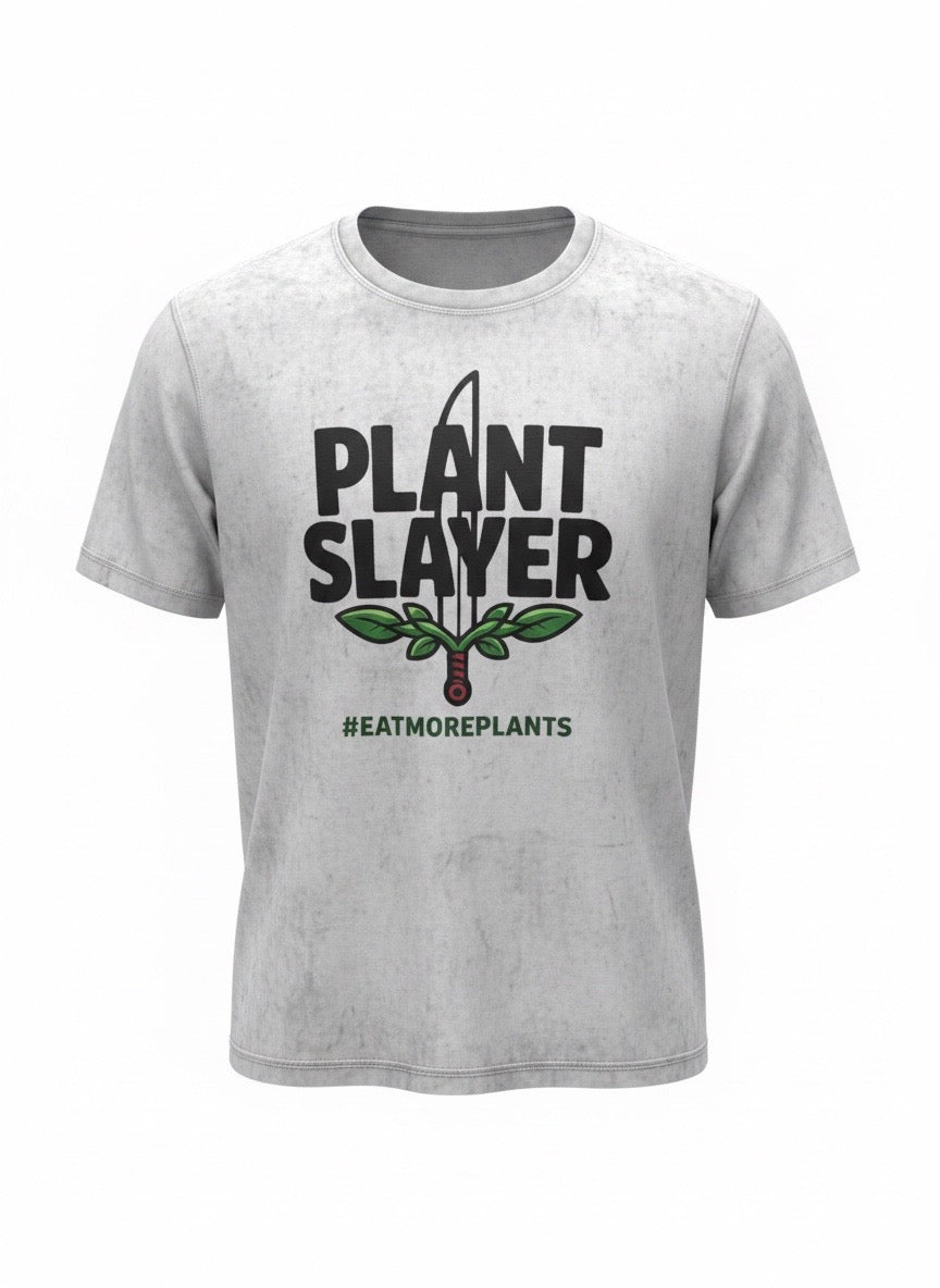 Plant Slayer T-Shirt in Colour Burst Grey
