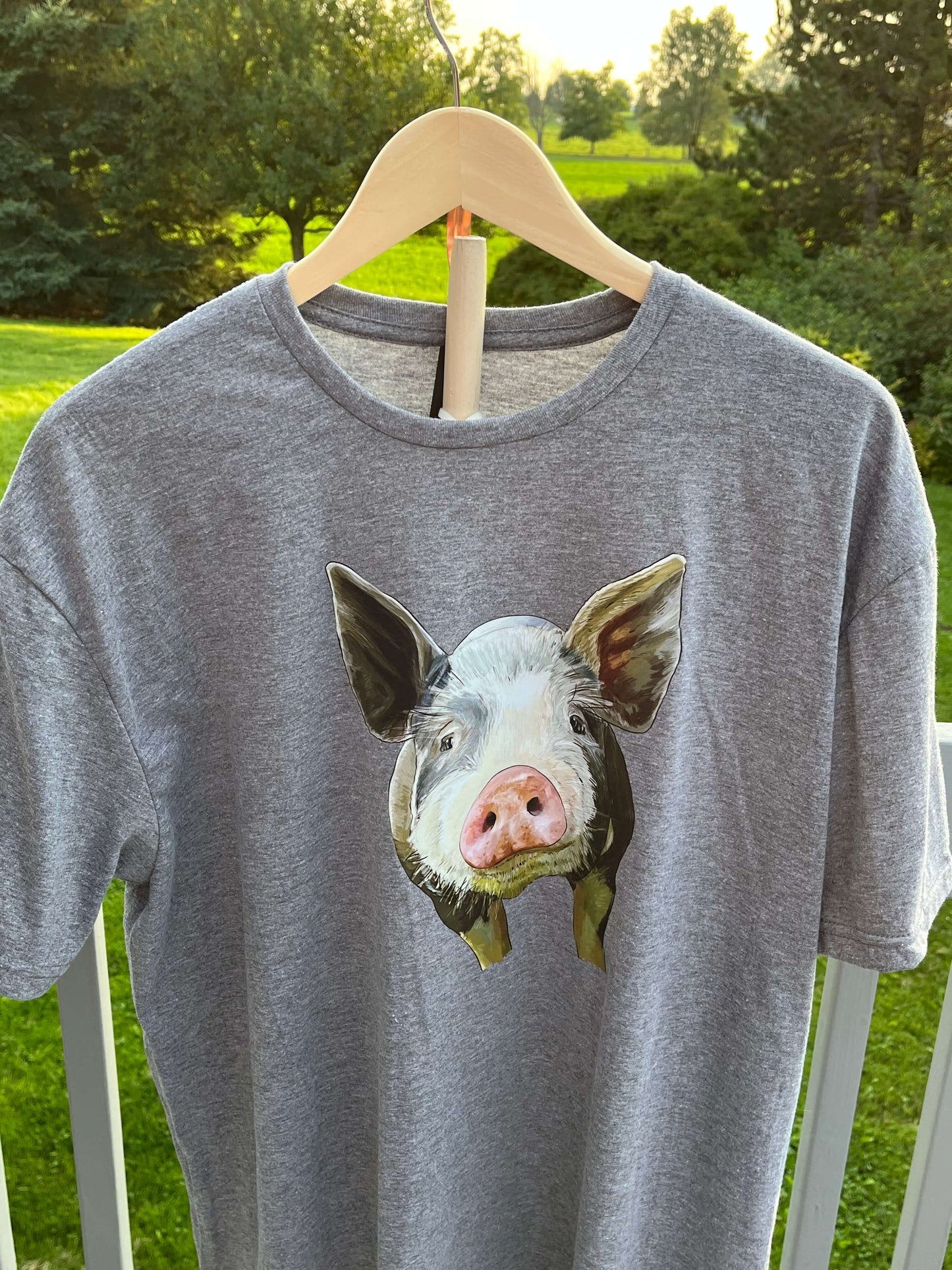 Pig T-Shirt Unisex Direct to Film Print