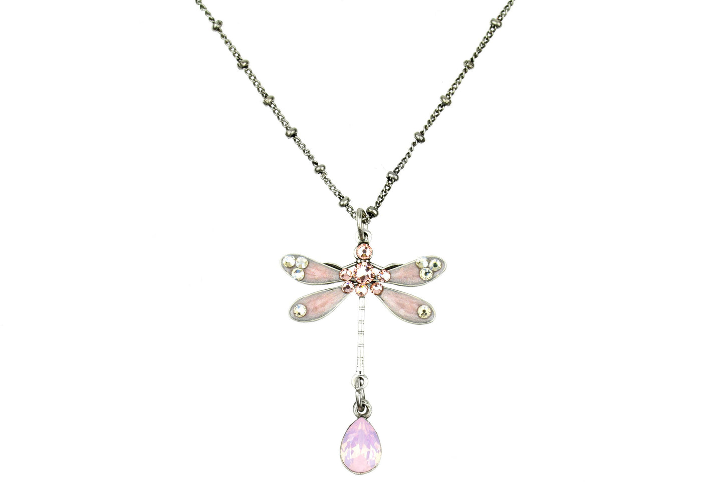 Rosalina  Crystal Dragonfly Necklace