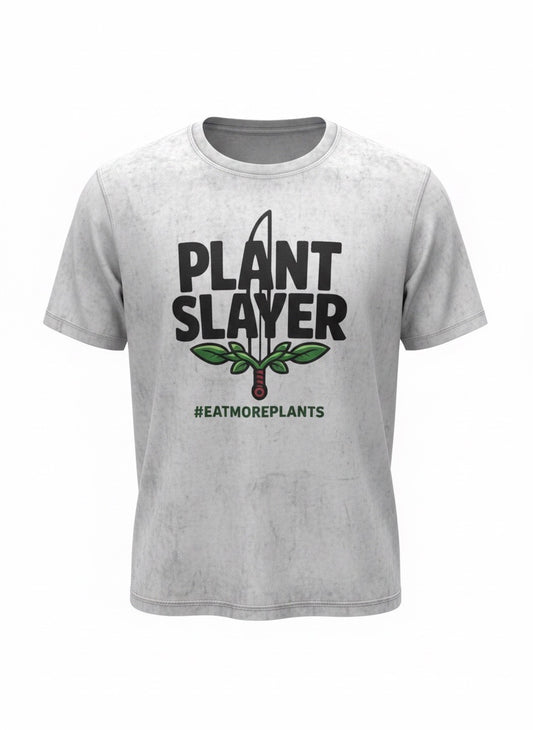 Plant Slayer T-Shirt in Colour Burst Grey