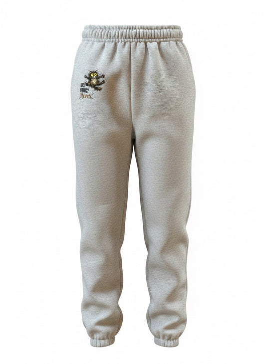Panic Me Never Trackpants in Ash